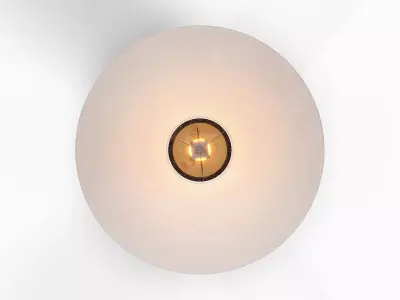 Corfu Black Table Lamp Taper Shade 3D model