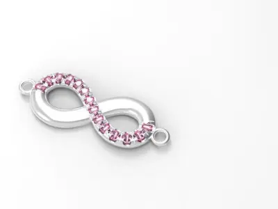 infinity pendant or bracelet 3D print model
