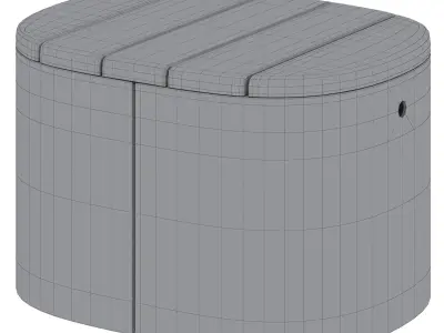 Park benches Urban Islands by mmcite 3D model