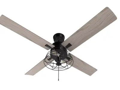 Designer Ceiling Fan 3D Model Low-poly 3D model