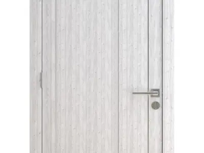 Door-076 wooden door 3D model