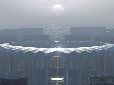 Islamic Landmark Plaza 3D model