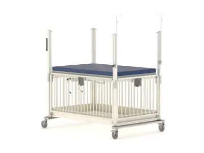 Medical Baby Crib PBR Realistic 3D model