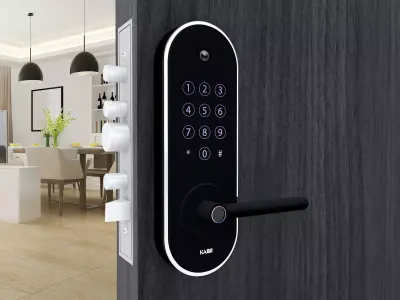 Smart Secure Door Lock with Face ID 3D model