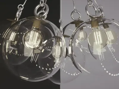 Pendant Lamp - Balloon Light 3D model