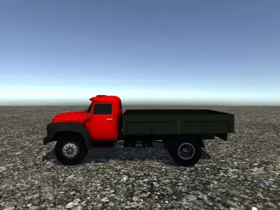 IndustrySmallTruck dump truck for gta san andreas Low-poly 3D model