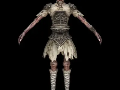 fantasy Scary monster collection for Halloween 3D Model Pack