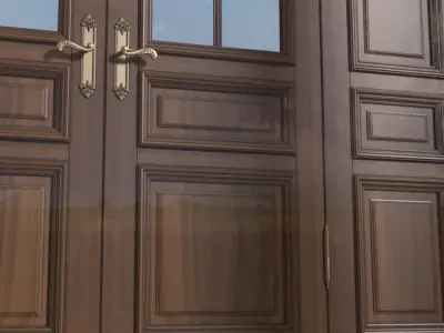 Entrance to the house Classic Porch Entry group 3D model