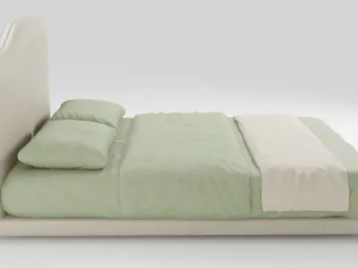 Italian Cloud Bed 3D model