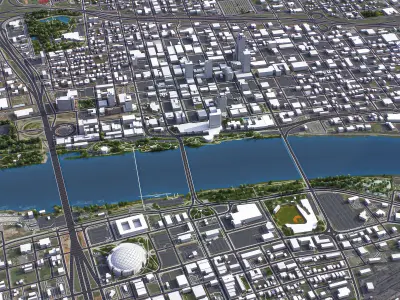 Little Rock Low-poly 3D model