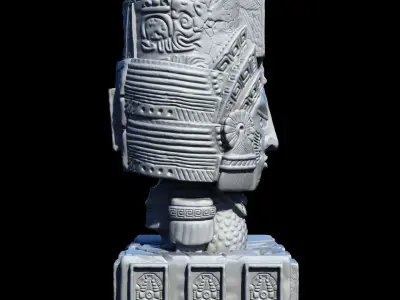 MAYAN PEN HOLDER 3D print model