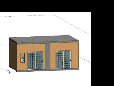 modern kitchen design 3D model