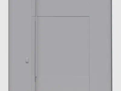 Square Metal Door 3D model