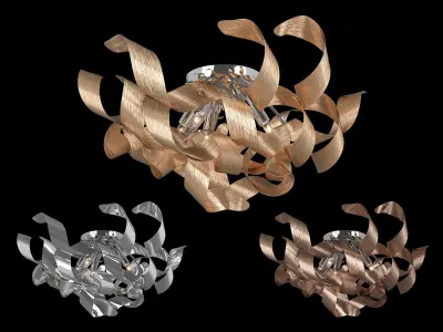 75406x Turbio Lightstar Ceiling Chandelier 3D model