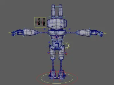 Robot 007 3D model