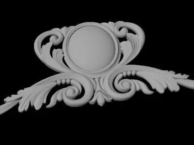 dekor ornate ornament 3D model shop
