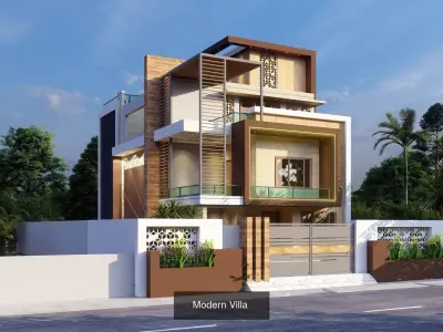 Residence Exterior 3D Model Pack
