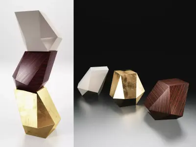 Emerald Side Table 3D model