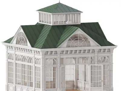 winter garden 3D model get