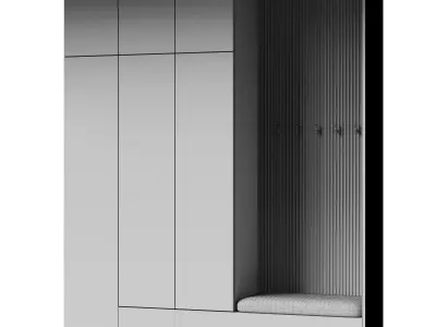 Hallway set 11 3D model