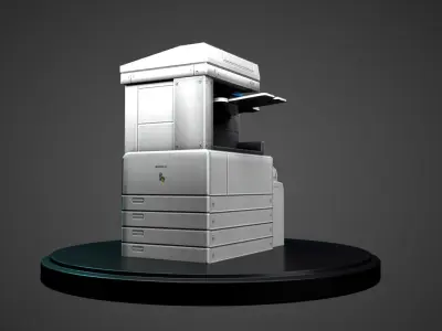 PhotoStat Machine Low-poly 3D model