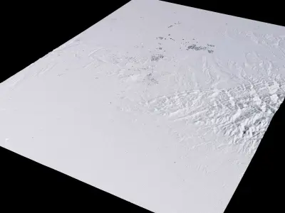 Urumqi China City Landscape 3D Model 3D model