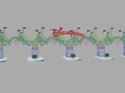 disney land  3D model