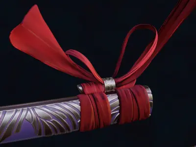 Si Fi Psylocke Vengeance Cosplay Katana Sword Marvel Rivals 3D print model