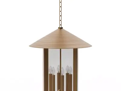 Long Beach Lantern Lamp Low-poly 3D model