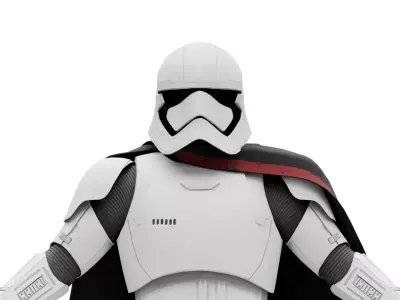 Captain Phasma - Star Wars Low-poly 3D model