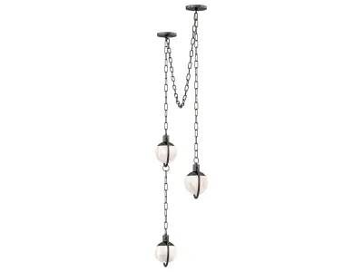 Alabaster Chandelier 3D model