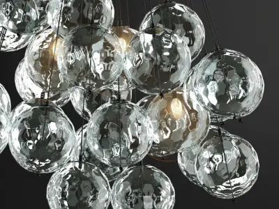 Berlin Glass Chandelier 3D model