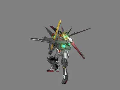 Attacker Gundam 24 3D model