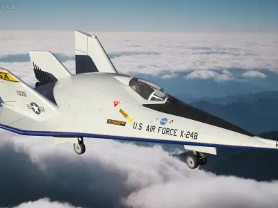  Experimental Aircraft Martin Marietta X-24B Simplified 