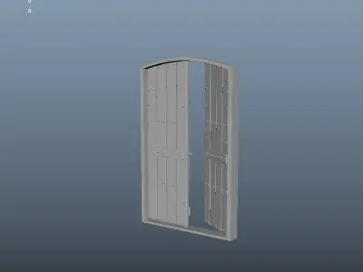 door old Low-poly 3D model