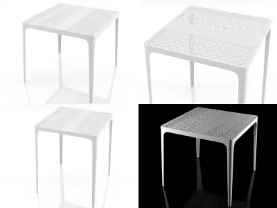 Sunrise tables 3D model
