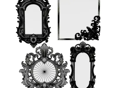 Frame Low-poly 3D model