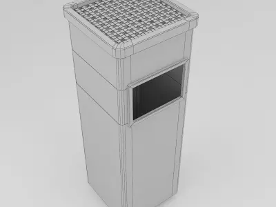 Ashtray Bin 3D model