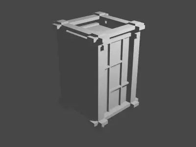 Japanese Lamp Free 3D model