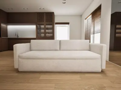 Unfolding sofa COLIN 3D model