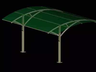 SUNSHED carport 3D model