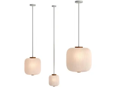 Opal Pendant EK61 Set by Esben Klint 3D model