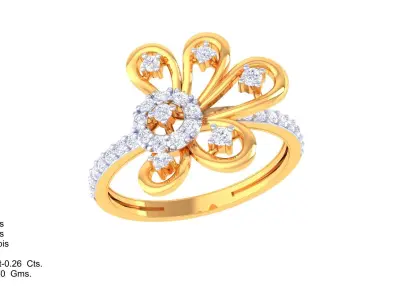  Women Ring MTL 3dm STL OBJ FBX Details 3D print model 30