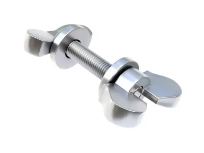 Decorative screw 3D model