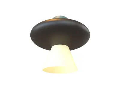 UFO Icon v1 003 Low-poly 3D model