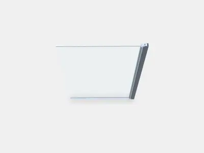 OPPEJEN Swing door for bathtub Low-poly 3D model