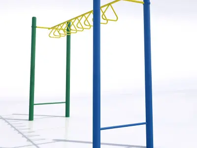 Monkey Bars-002 3D model