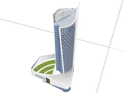vacation spot-Resort-Fashion Leisure Hotel-0197 3D model
