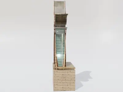 Avengers tony stark tower 3D model