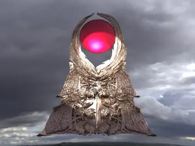 Bloodborne inspired wall pattern 3D model